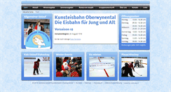 Desktop Screenshot of kunsteisbahn.ch