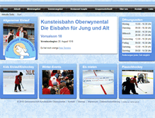 Tablet Screenshot of kunsteisbahn.ch